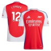 Camiseta de fútbol Arsenal J. Timber 12 Primera Equipación 2024-25 - Hombre